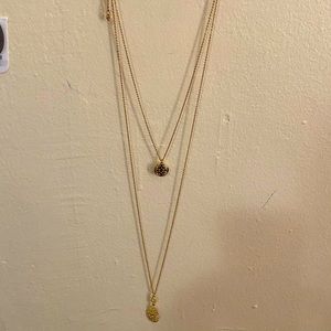 Double chain necklace